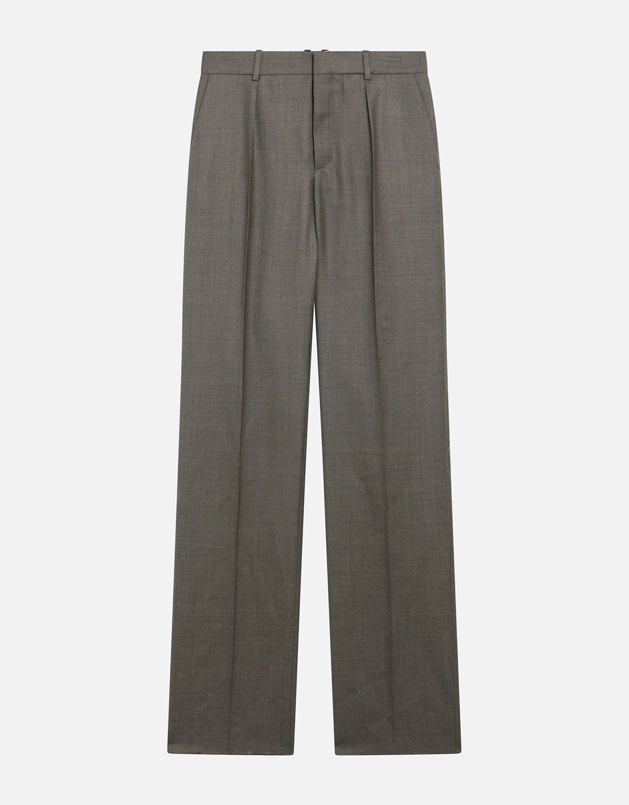 Saint Laurent Saint Laurent Wool Straight-Leg Pants - FR 36　サンローラン ウール ストレートレッグ パンツ - FR 36