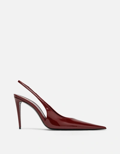 Saint Laurent ハイヒールスリングバックシューズ | Slingbacks 新作