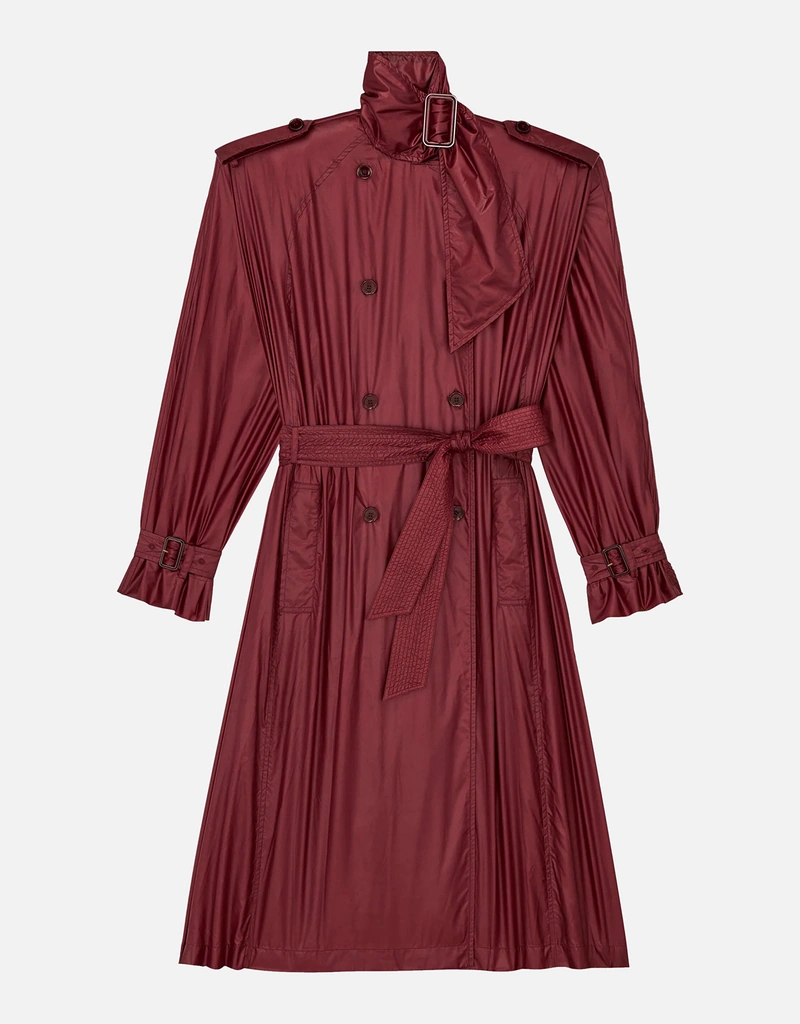 Saint Laurent Lavallière 撥水ナイロン トレンチコート (すべての新品