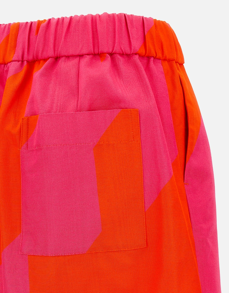 Dries Van Noten プリントモアレコットン混ワイドショーツ (すべての