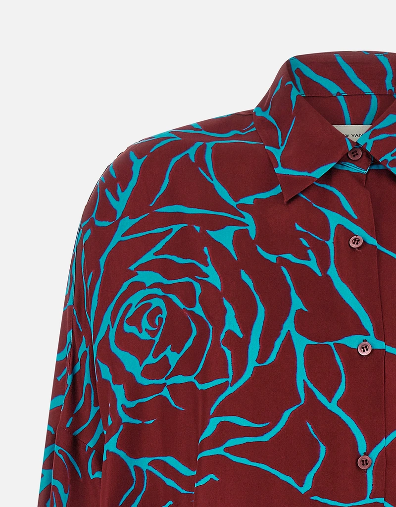 Dries Van Noten Casia ビスコース フローラル プリント オーバー
