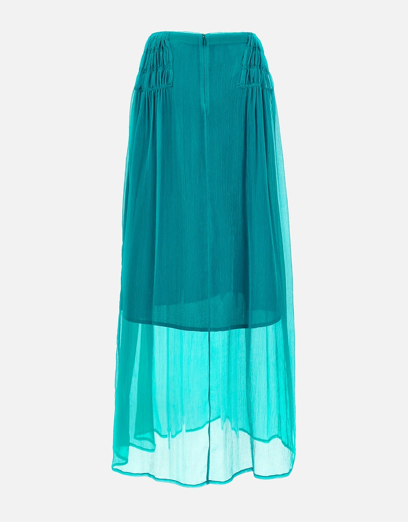 Dries Van Noten Scarlett シルク フレア スカート (すべての新品