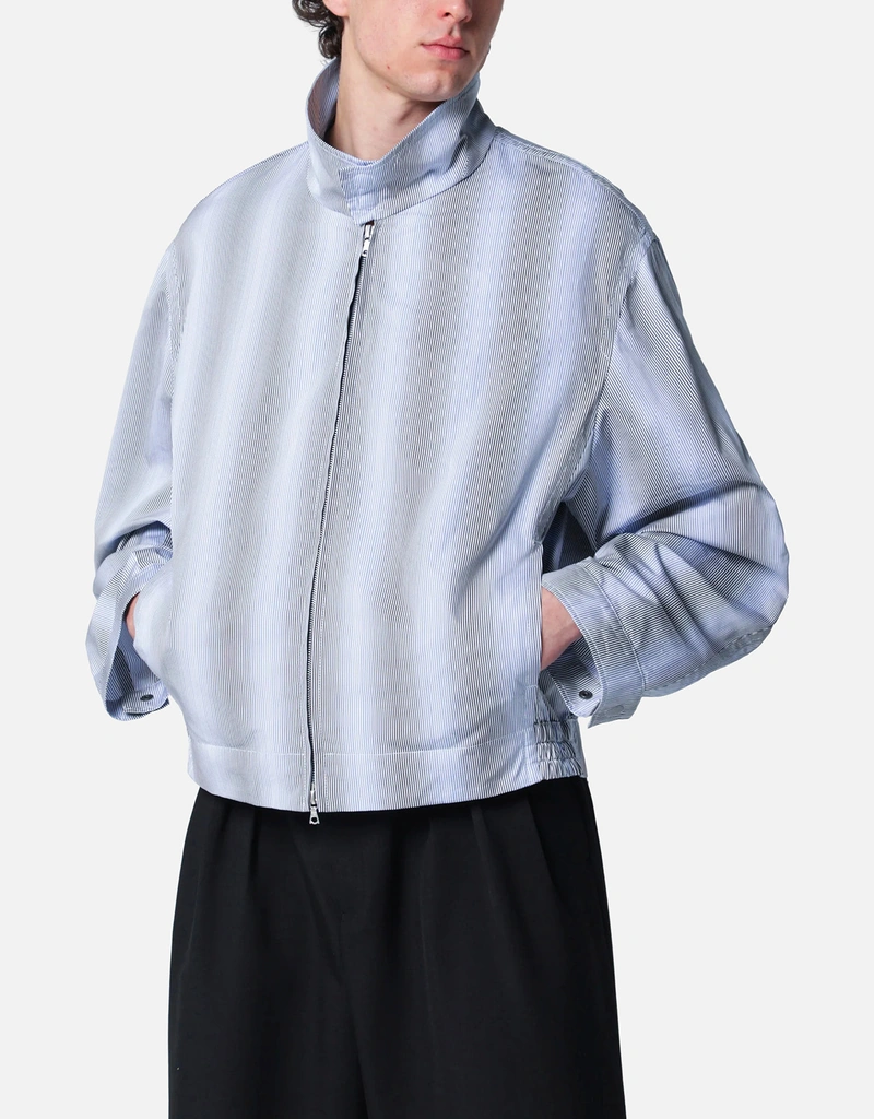 DRIES VAN NOTEN ラメ ダブルジップ ブルゾン DRIES VAN NOTEN - DRIES VAN NOTEN 18SS リバーシブル ブルゾン