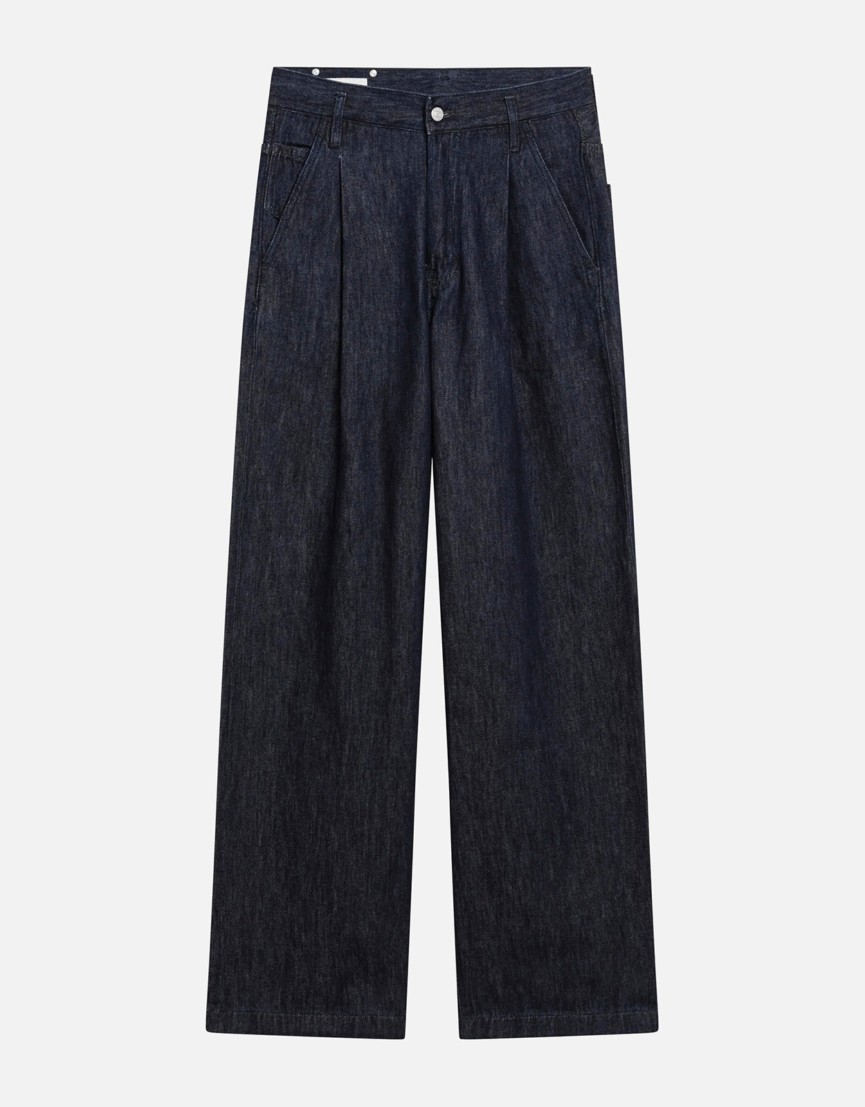 Dries Van Noten ワイドレッグ インディゴブルー ジーンズ (パンツ