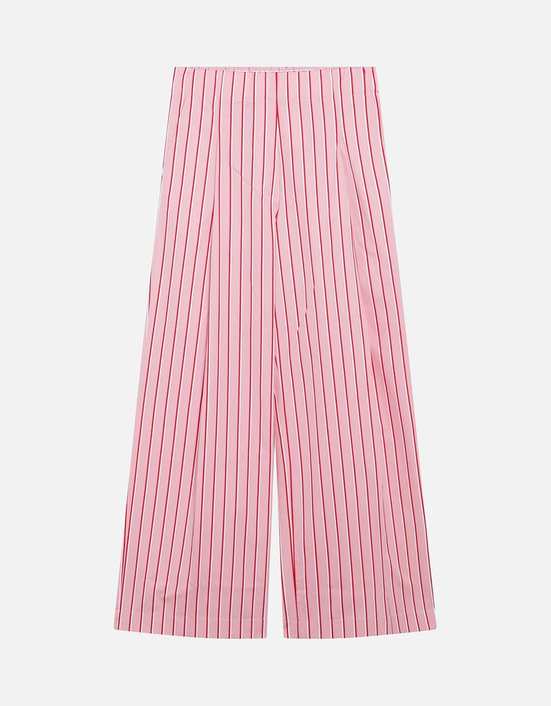 Dries Van Noten ワイドピンクストライプパンツ (パンツ) IFCHIC.COM