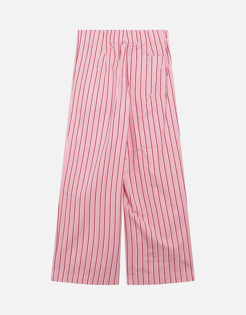 Dries Van Noten ワイドピンクストライプパンツ (パンツ) IFCHIC.COM
