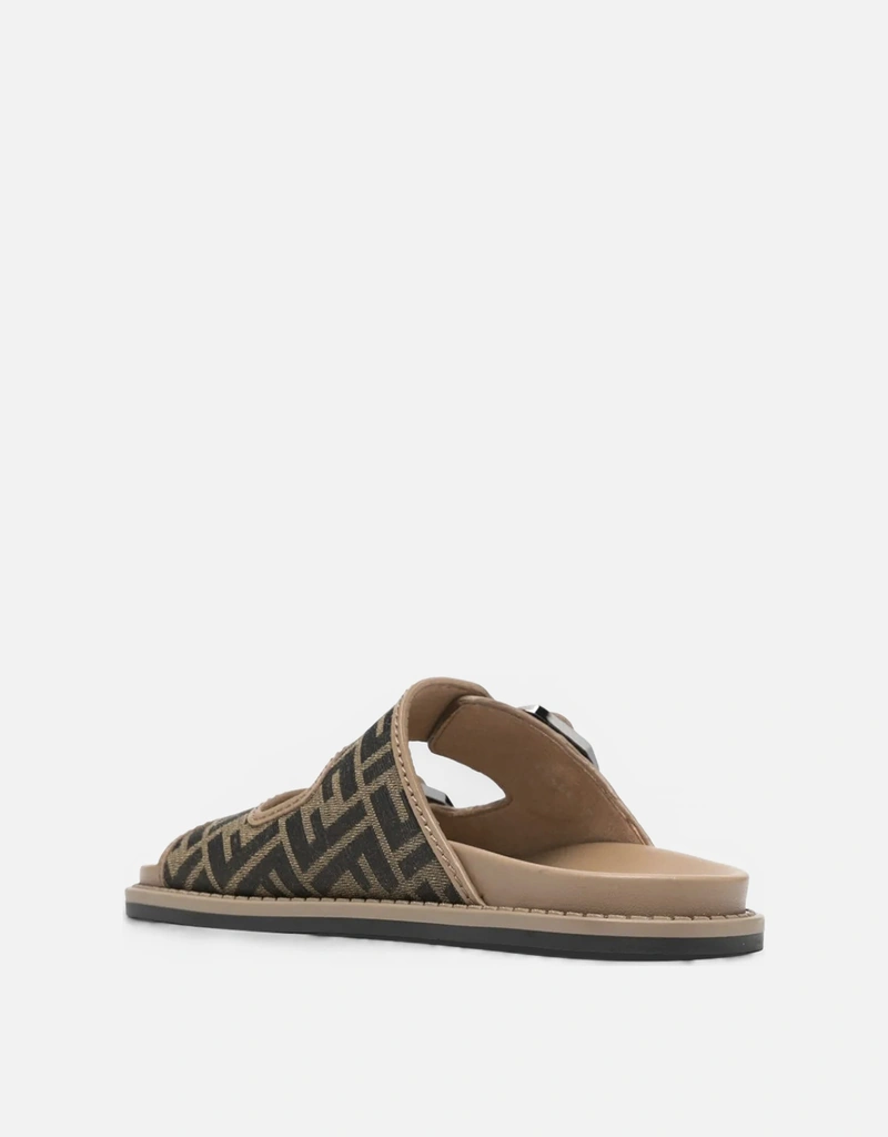 FENDI　メンズサンダル Fendi Men's FF Jacquard Fabric Sandals (Sandals) IFCHIC.COM