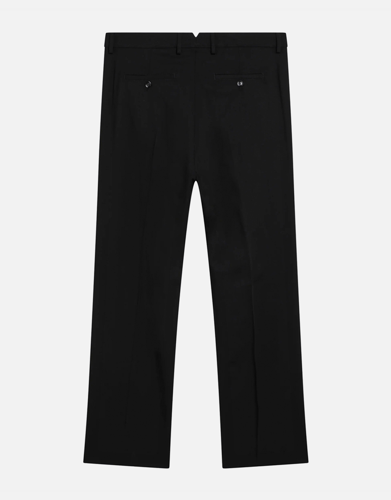 【美品】ami Parisブラック チノパン AMI Paris ウールギャバジン ブラック トラウザーズ (パンツ) IFCHIC.COM