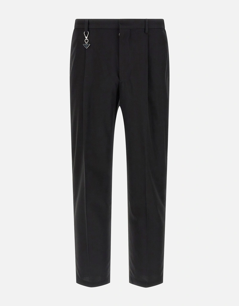 Prada メンズCharm-Detail コットン テーパード パンツ (すべての新品