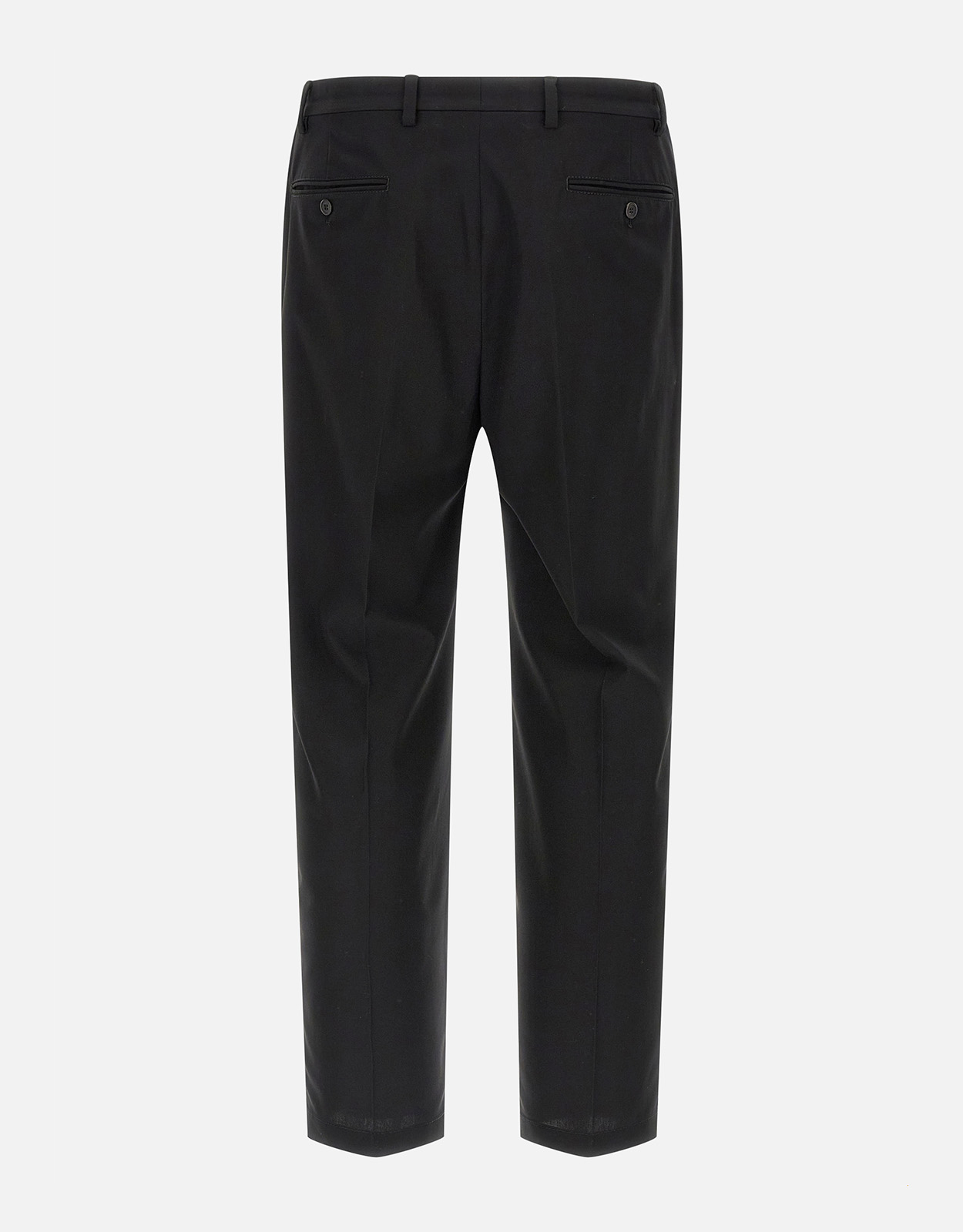 パンツ PRADA cotton slacks black Prada Men's Charm-Detail Cotton Tapered Pants (All New In) IFCHIC.COM