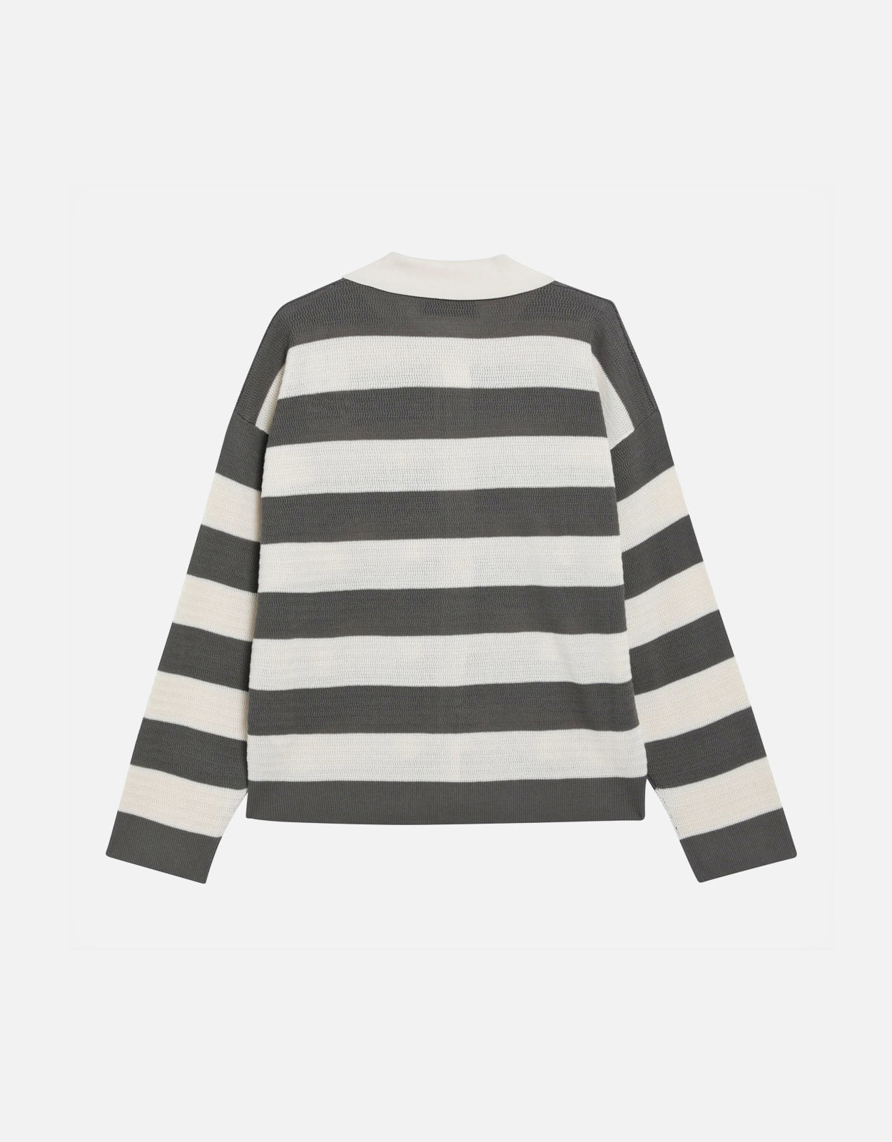 AMI Paris Ami de Coeur ストライプ コットン ニット カーディガン
