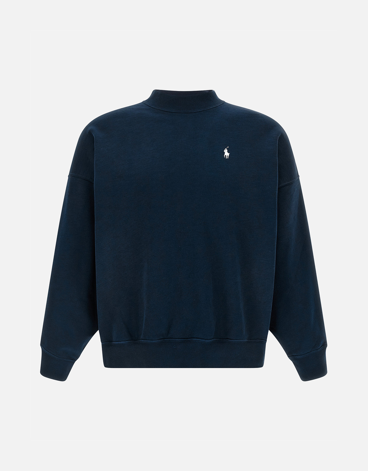 Polo Ralph Lauren ネイビー トレーナー M Polo Ralph Lauren Oversize Cotton Blend Fleece Sweatshirt (All New