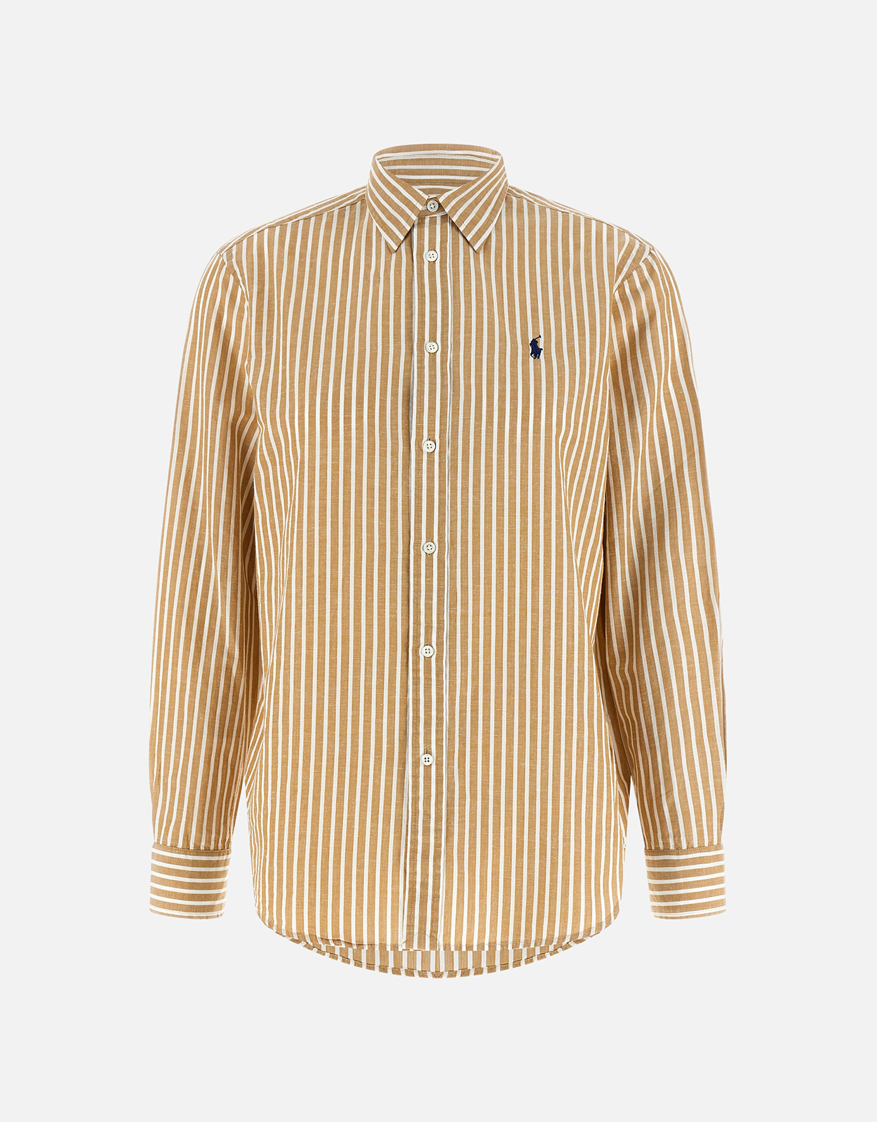 Polo Ralph Lauren コットン リネン ストライプ シャツ (すべての新品