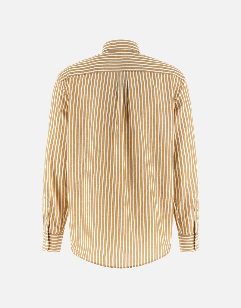 Polo Ralph Lauren コットン リネン ストライプ シャツ (すべての新品