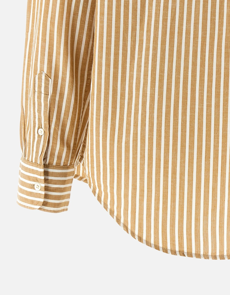 Polo Ralph Lauren コットン リネン ストライプ シャツ (すべての新品