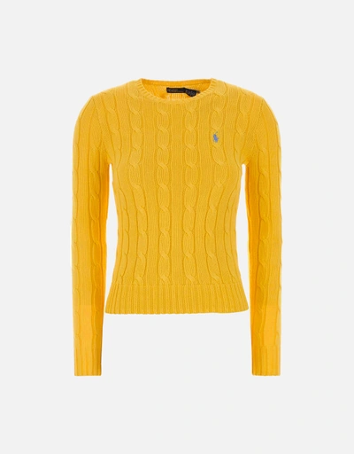 Polo Ralph Lauren ケーブルニット コットン クルーネック セーター
