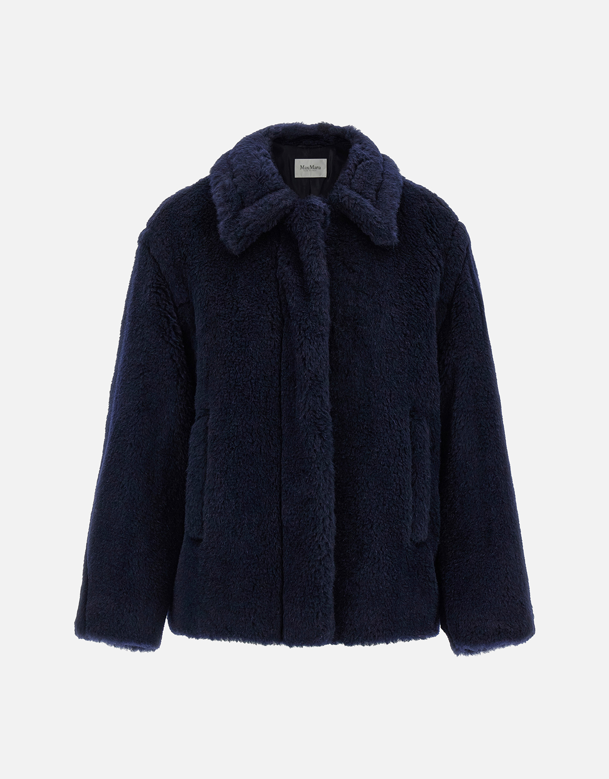 Max Mara MxmFuggito アルパカウールシルク混紡ショートコート (すべて