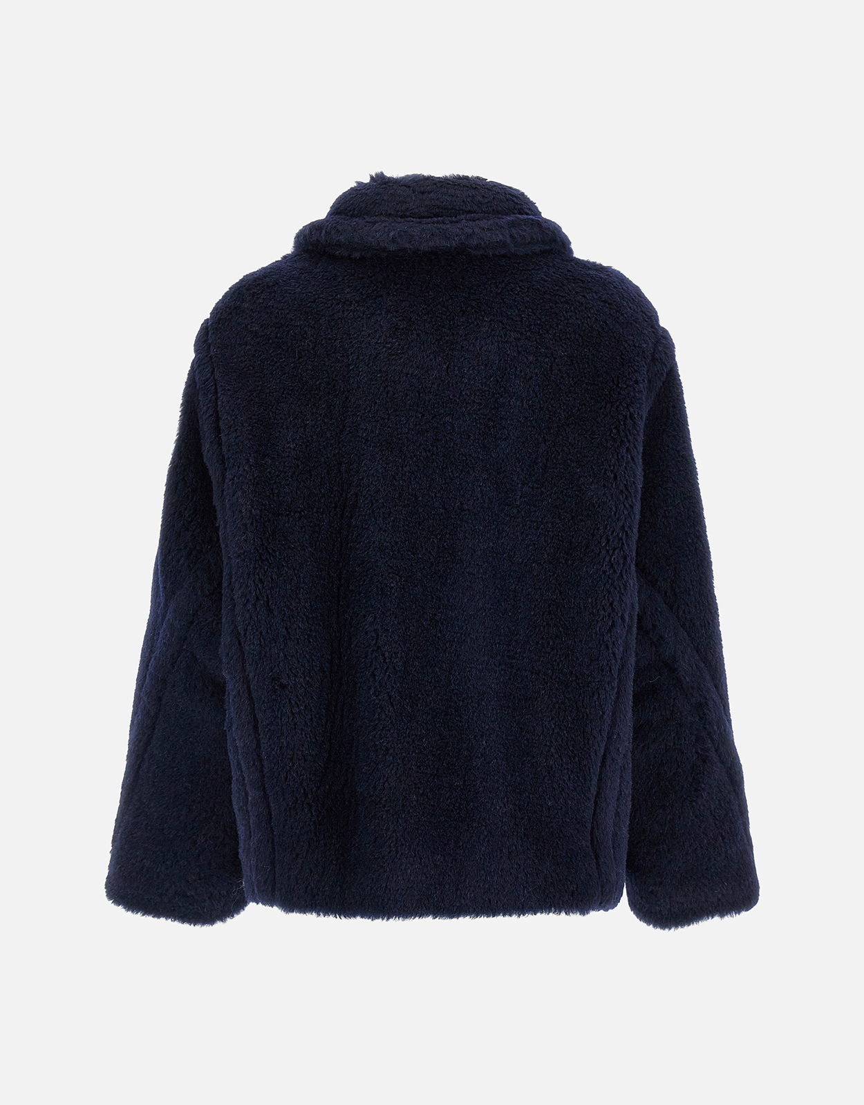 Max Mara MxmFuggito アルパカウールシルク混紡ショートコート (すべて