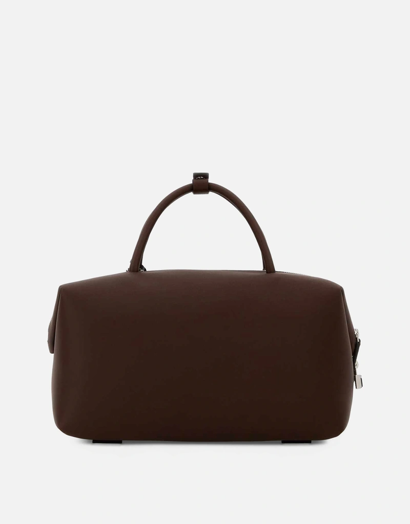 Max Mara ポケット付き大型レザーボストンバッグ () IFCHIC.COM