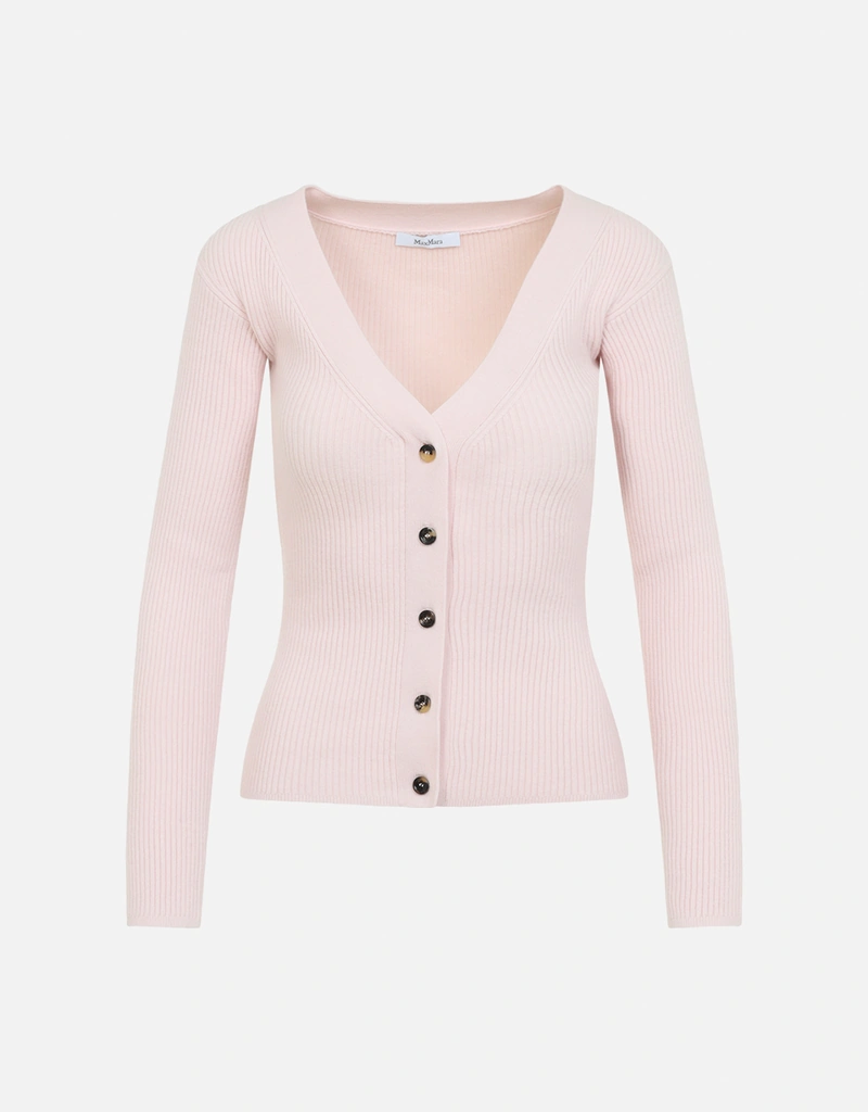 Max Mara　シルクウールニット　ピンク Wool and cashmere basic sweater, pink | Weekend Max Mara