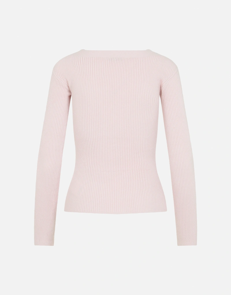 Max Mara　シルクウールニット　ピンク Max Mara ウールカシミヤスリムフィットVネックセーター (すべての新品