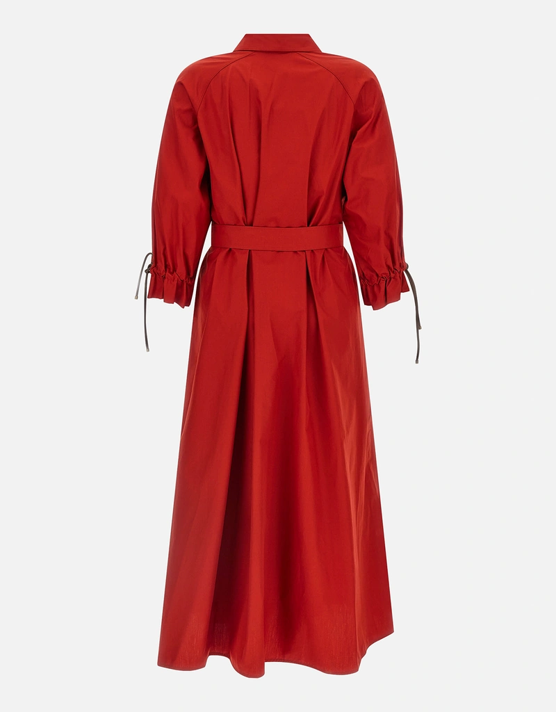 Max Mara オーバーサイズコットンポプリンフレアドレス (すべての新品