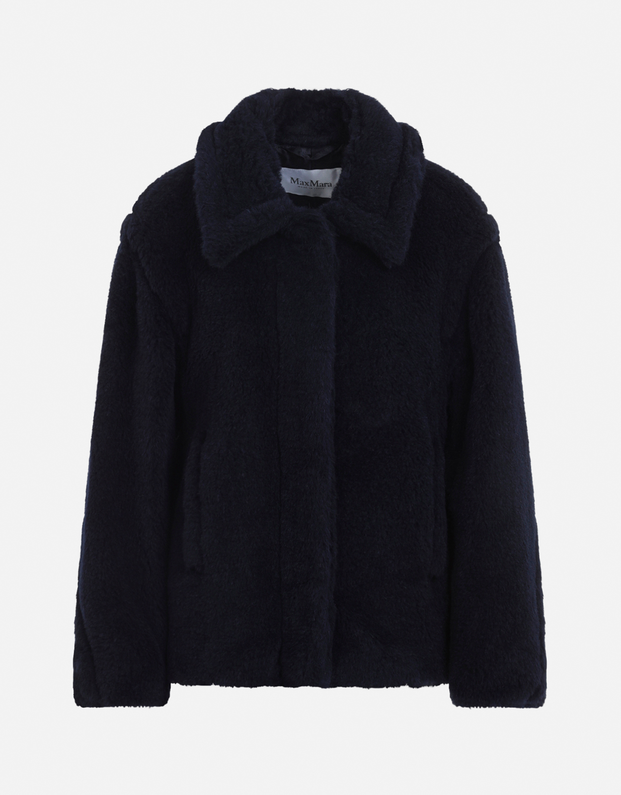 Max Mara Fuggito アルパカ バージンウール シルク ショートテディ