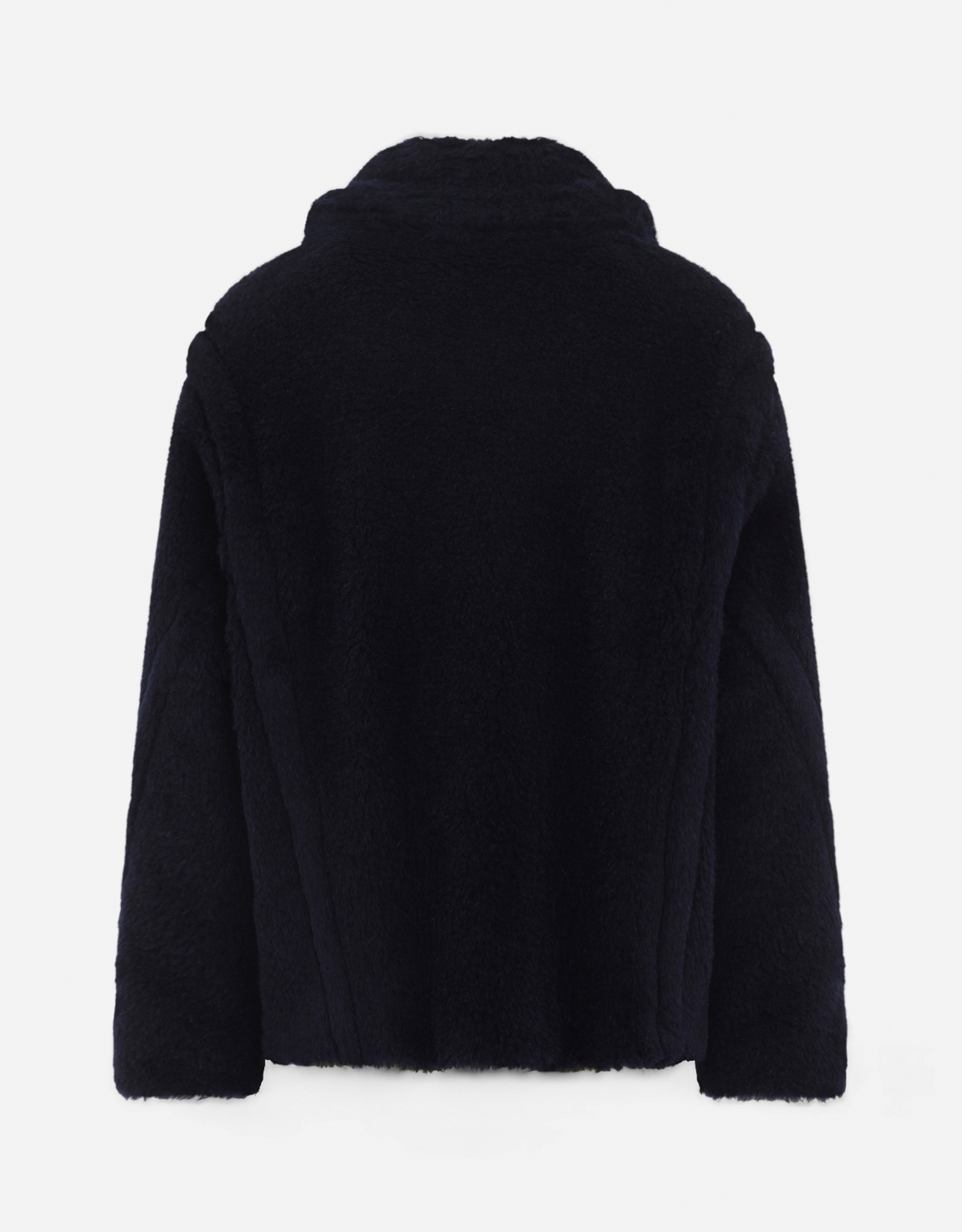 Max Mara Fuggito アルパカ バージンウール シルク ショートテディ