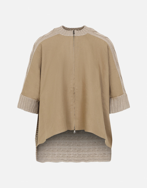 Max Mara エレシア リネン ケーブルカーディガン (すべての新品