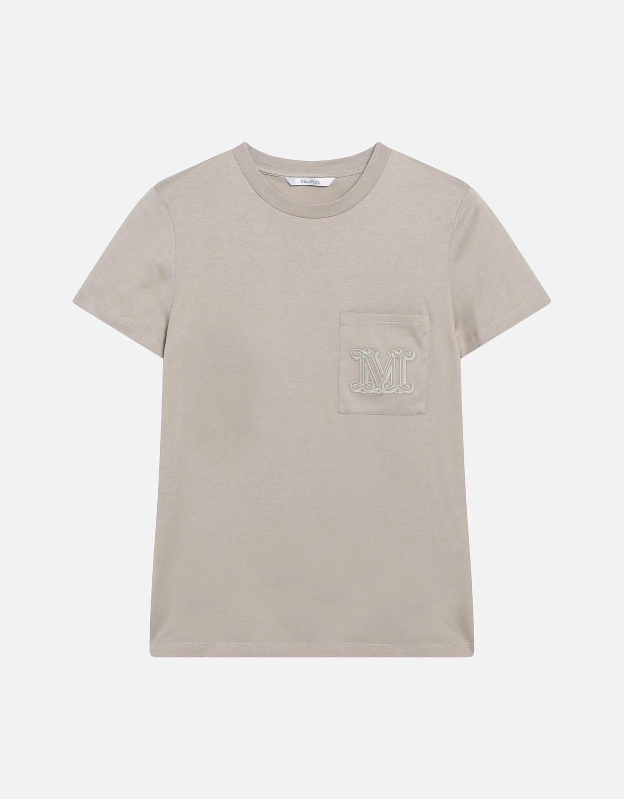 Max Mara Sand コットンジャージーTシャツ (トップス) IFCHIC.COM