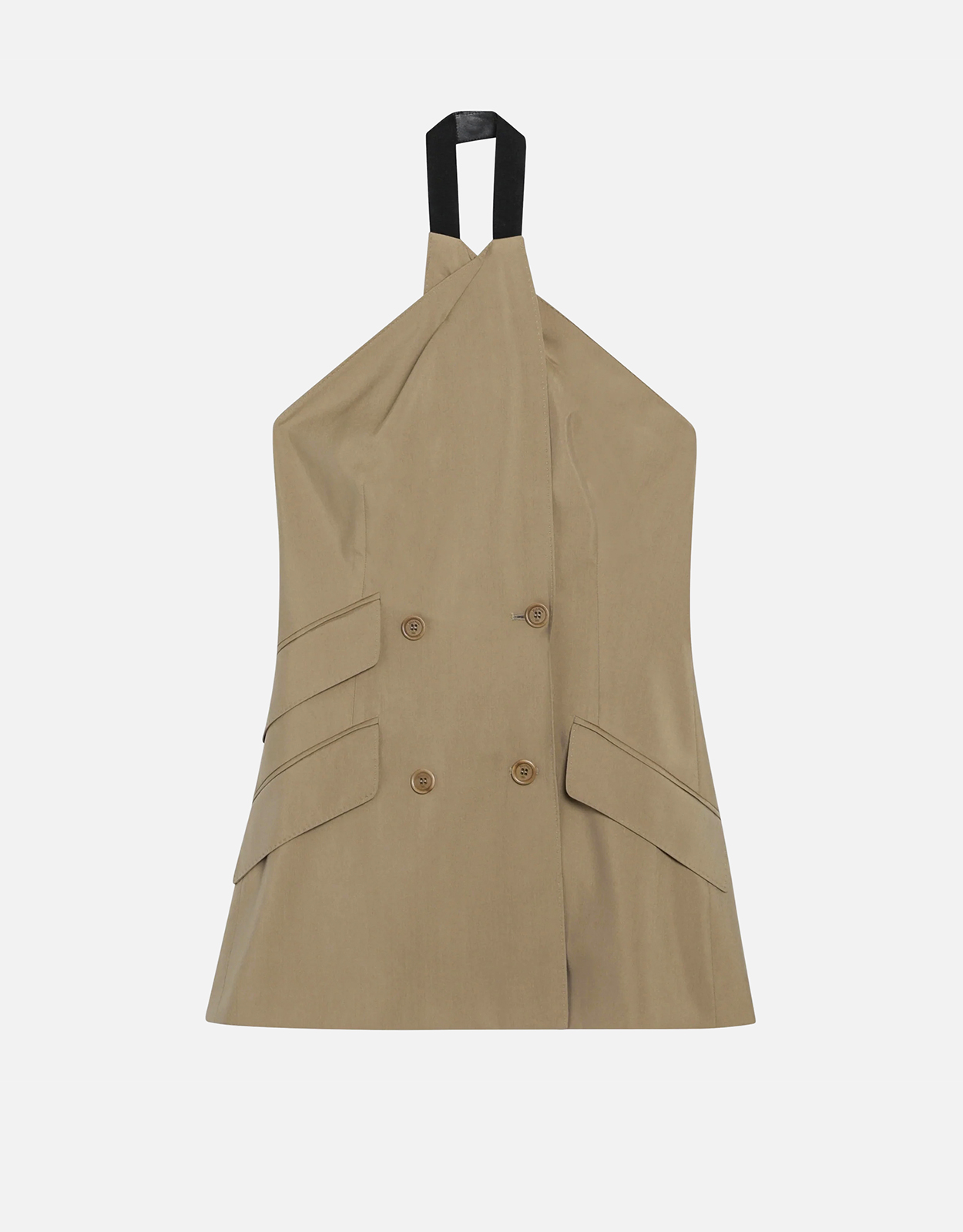 本日発送★Max Mara ノースリーブチュニック ベージュ kawasaki×TUTIE.】リネンノースリーブチュニック｜先行予約｜5月下旬発送