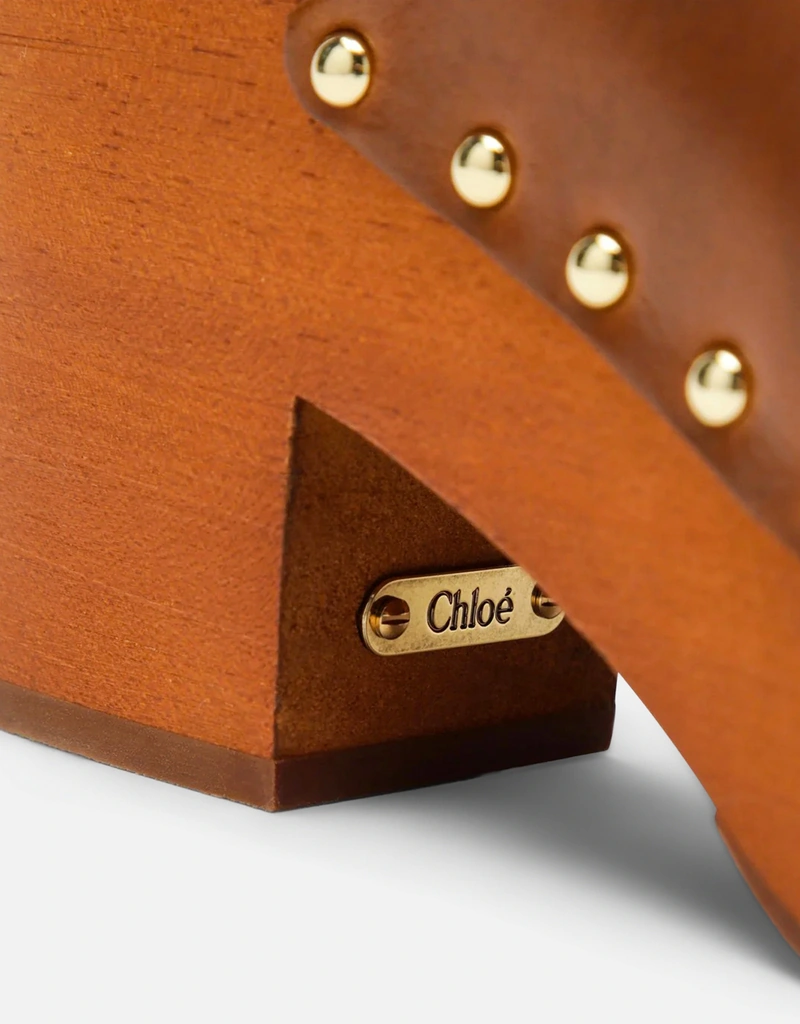 Chloé Jeannette Calfskin Clogs (All New In) IFCHIC.COM