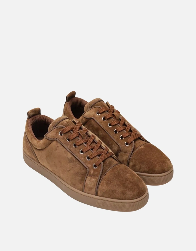 超美品 Christian Louboutin バブーシュ スエード 38 Christian Louboutin メンズスエードレザーベルベットレースアップ