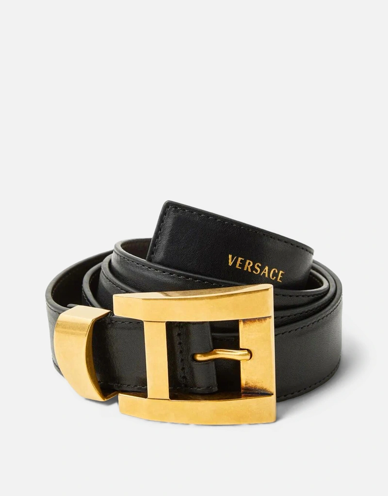 Versace カーフレザーベルト (すべての新品) IFCHIC.COM