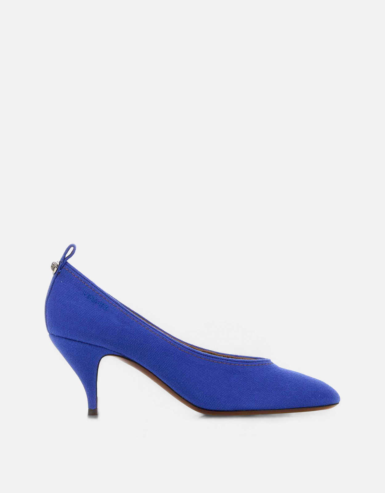 Versace Tina Denim Mid Heeled Pumps - IT 36 Versace
