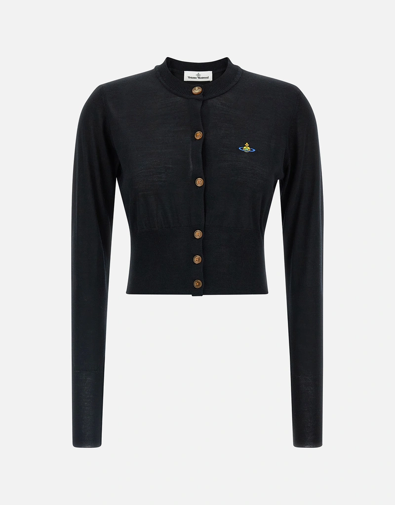 VIVIENNE WESTWOOD カーディガン　オーブ 極美品】ヴィヴィアンウエストウッド カーディガン オーブ マルチ