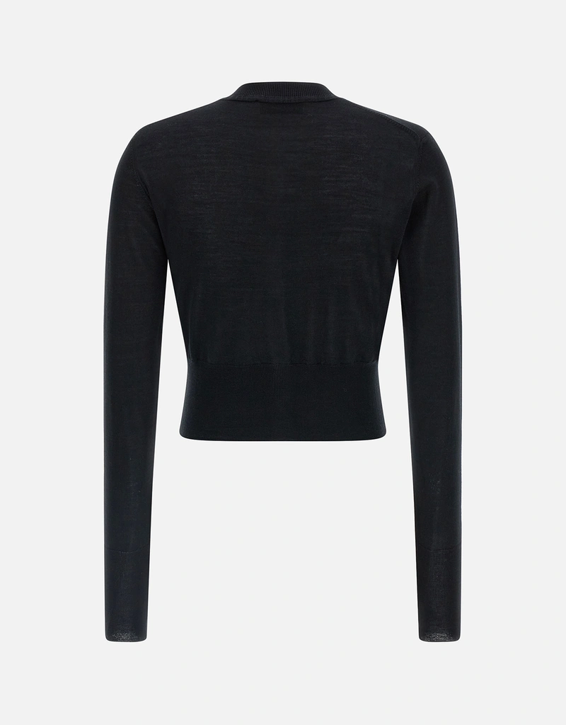 Vivienne Westwood カーディガン黒 Vivienne Westwood Bea Cropped Cotton Cardigan (All New In) IFCHIC.COM