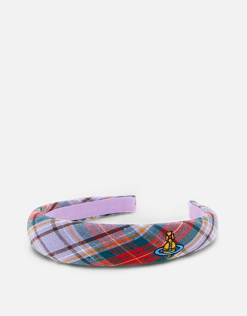 Vivienne Westwood RTW タータン Slim ヘッドバンド () IFCHIC.COM