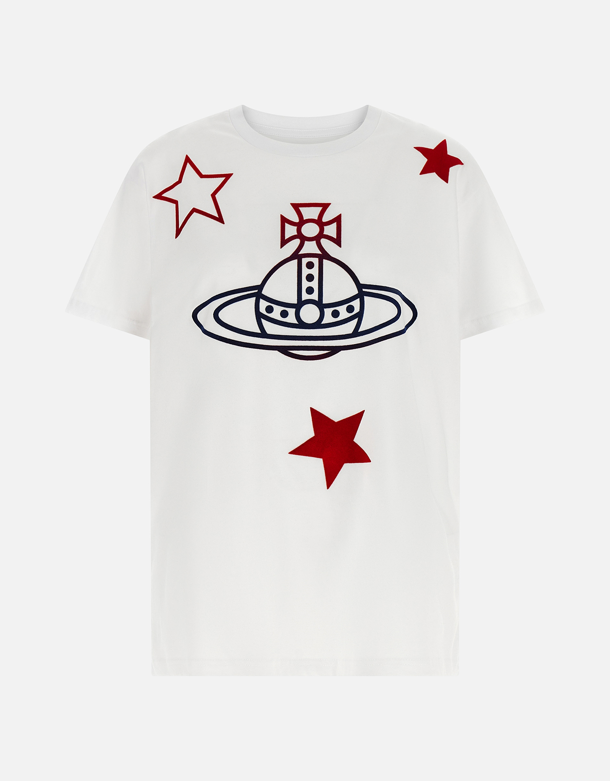 Vivienne Westwood “ORB STARS” ロングTシャツ Vivienne Westwood Orb And Stars Classic コットンTシャツ (すべての