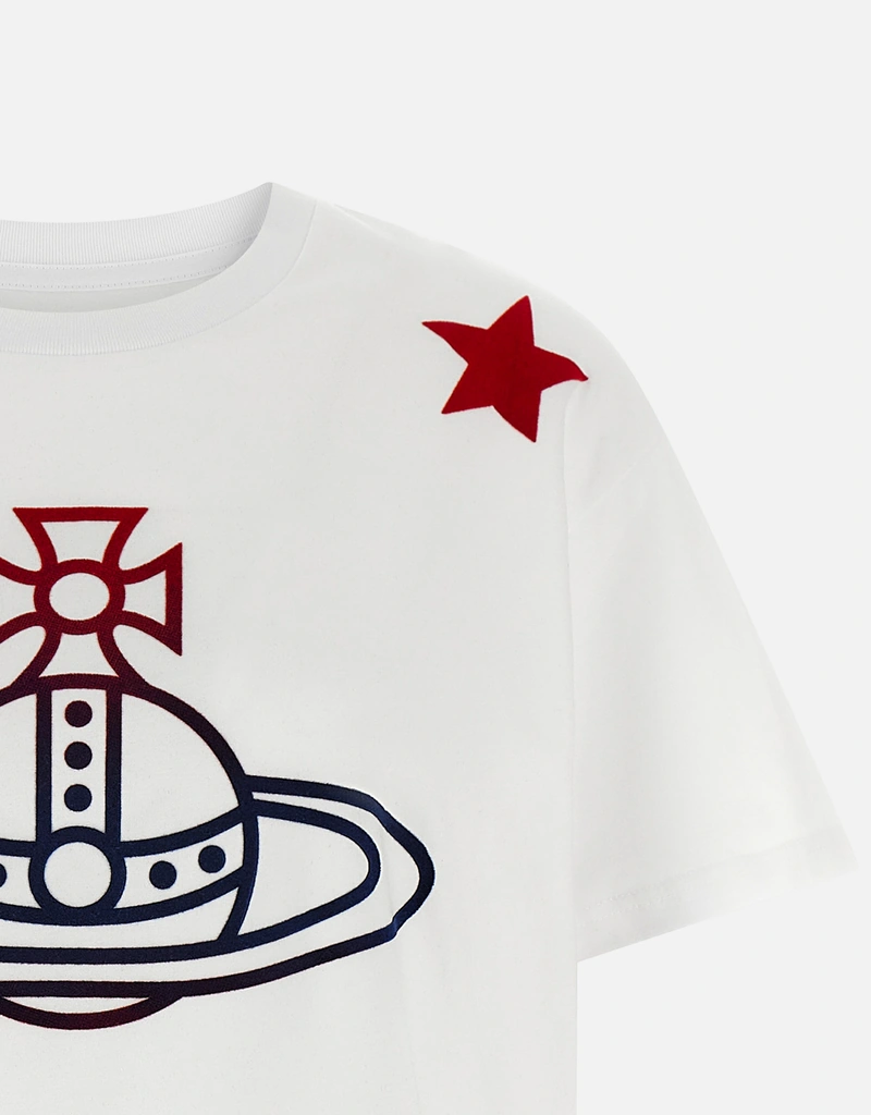 Vivienne Westwood Orb And Stars Classic コットンTシャツ (すべての