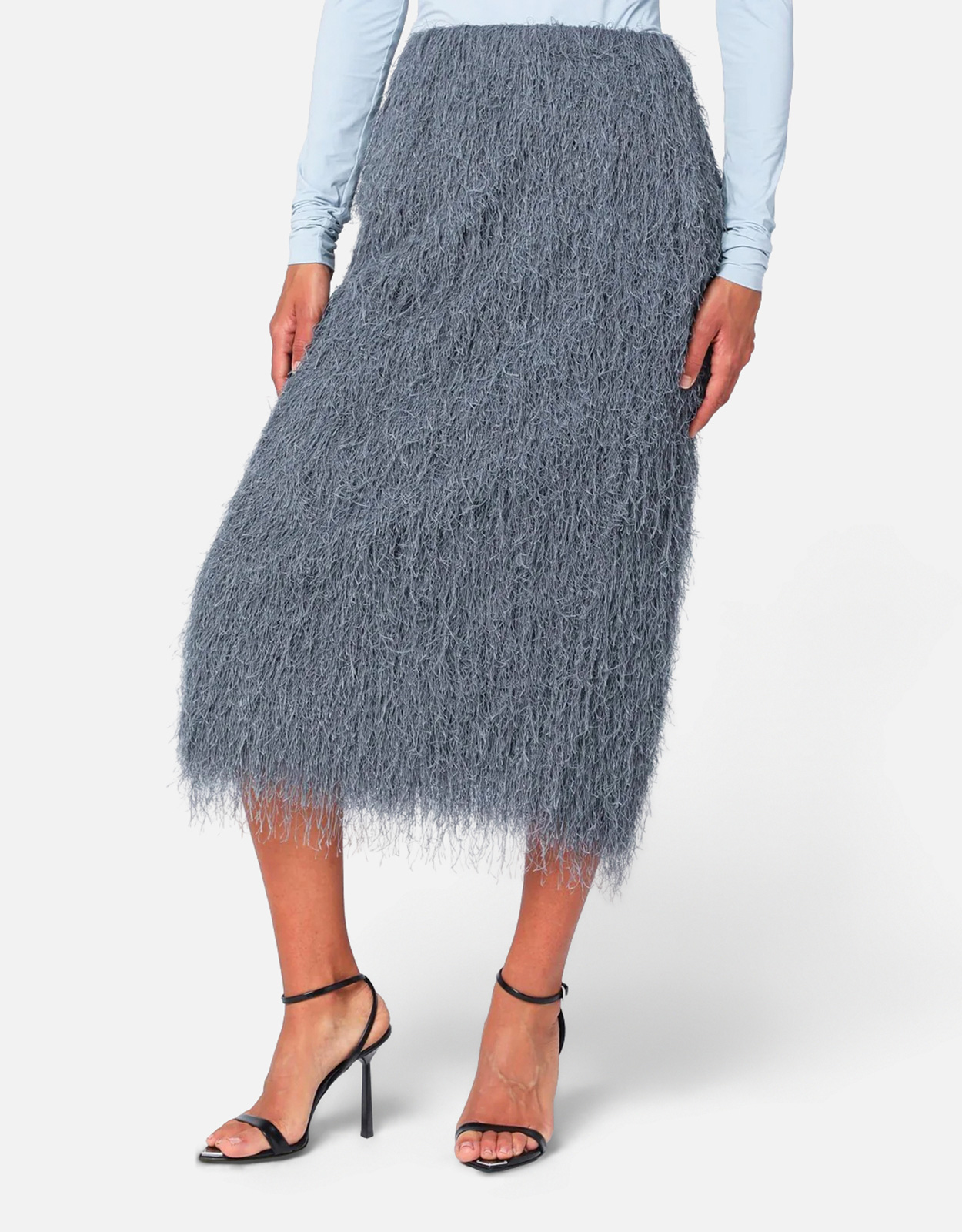 Dries Van Noten フリンジ付きミディスカート (ドレス) IFCHIC.COM