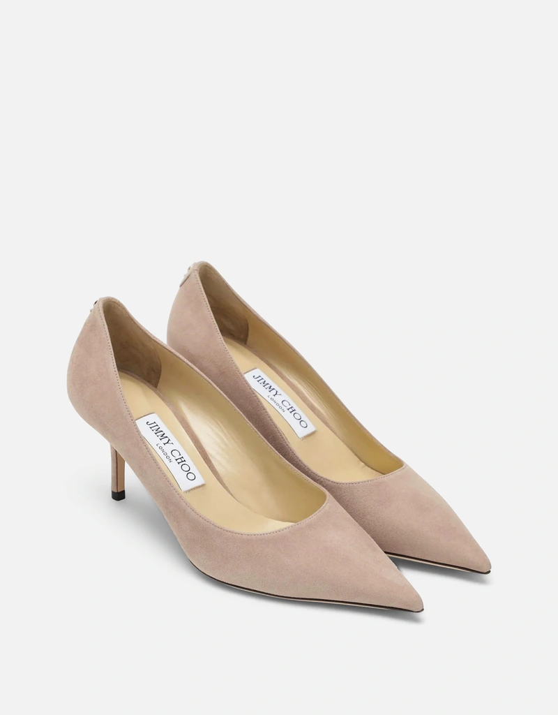 JIMMY CHOO ラブ65スエードポインテッドトゥハイヒール (すべての新品