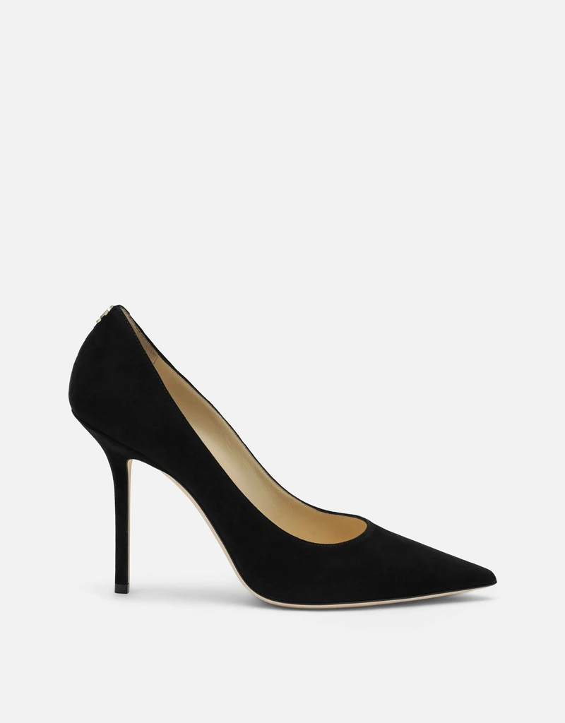 JIMMY CHOO Love 100 スエード ポインテッドトゥ パンプス (すべての