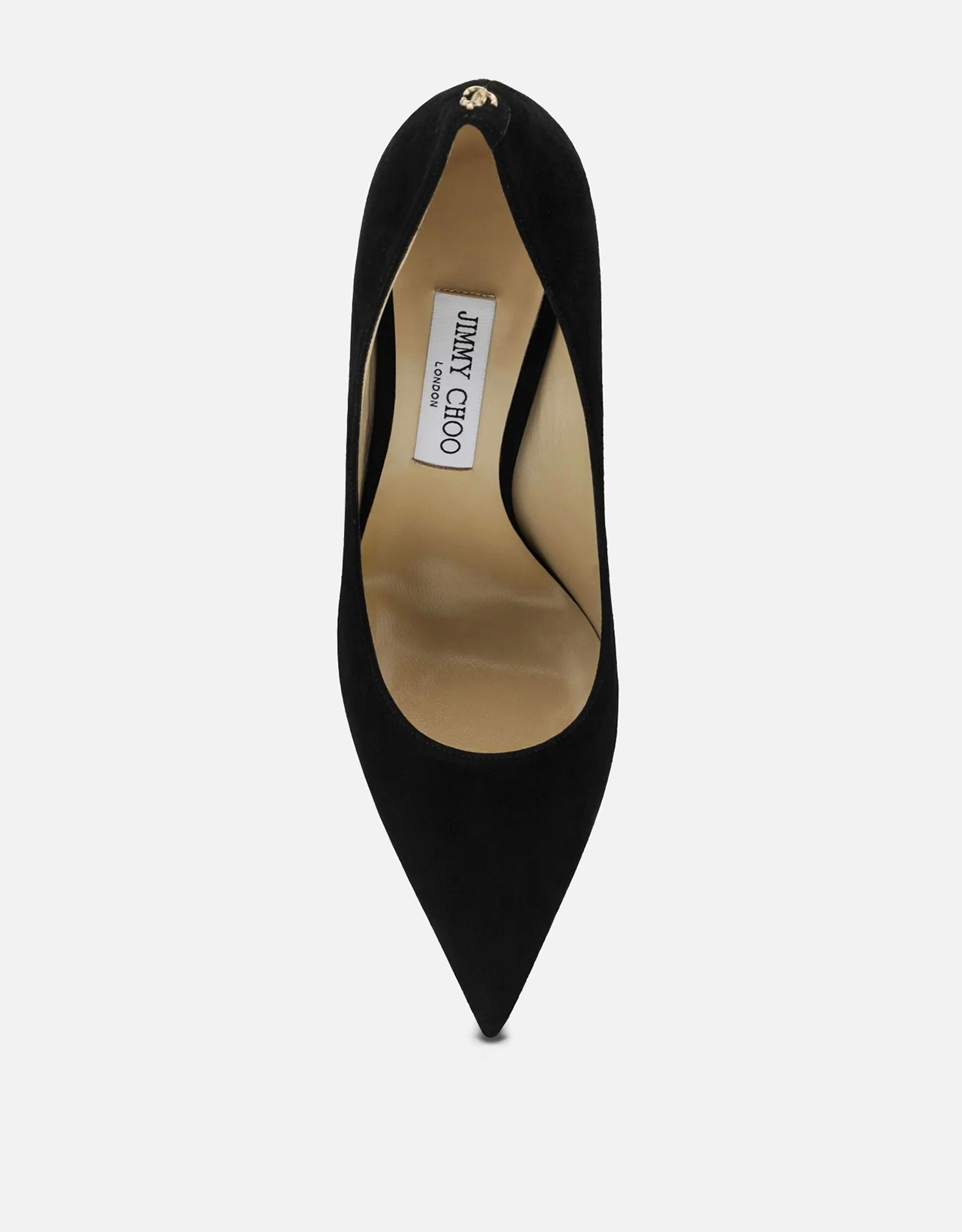 JIMMY CHOO 黒 スエード ポインテッドトゥパンプス JIMMY CHOO Love 100 スエード ポインテッドトゥ パンプス (すべての