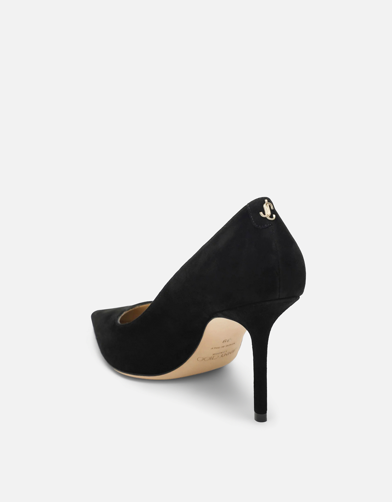 JIMMY CHOO Love 85 ブラックスエード ポインテッドパンプス (すべての
