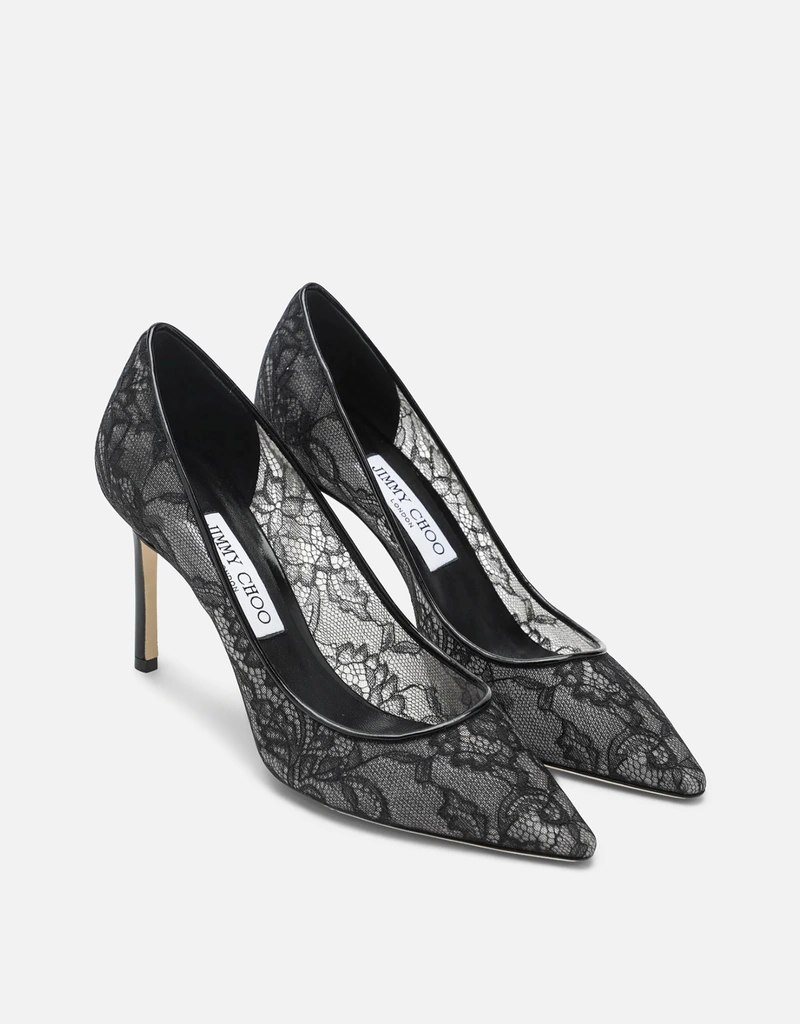 JIMMY CHOO Romy 85 レースパンプス (すべての新品) IFCHIC.COM