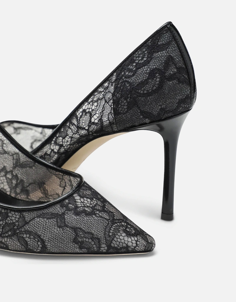 JIMMY CHOO Romy 85 レースパンプス (すべての新品) IFCHIC.COM