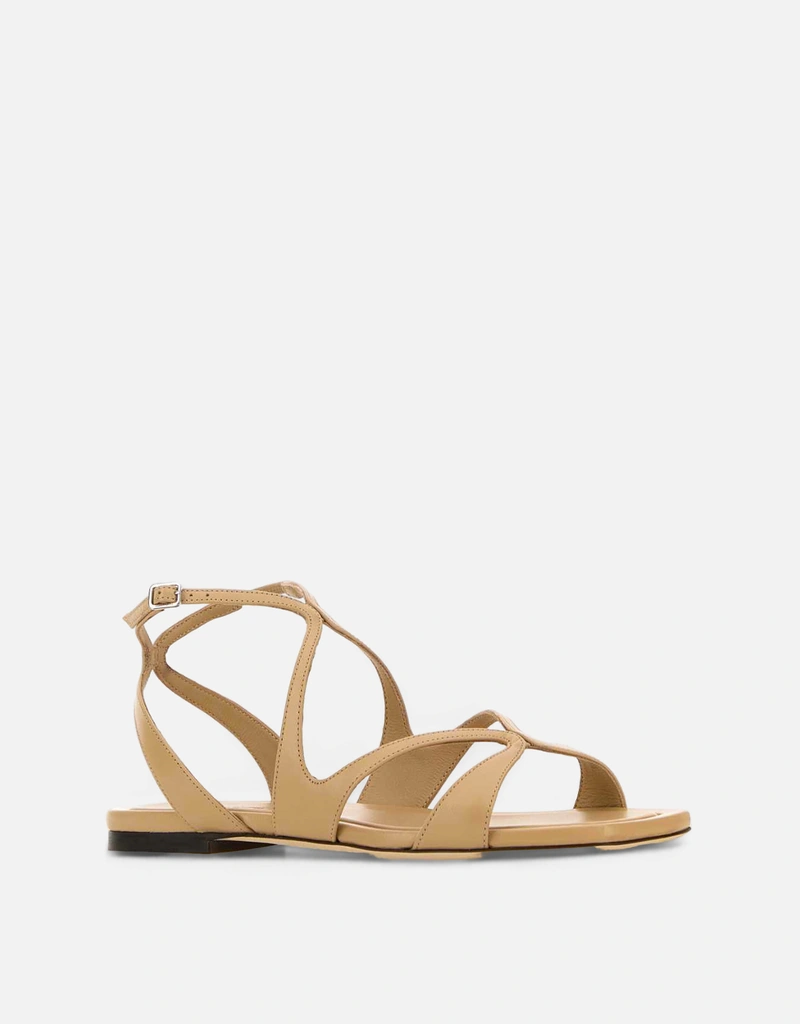 JIMMY CHOO レザーフラットシューズ () IFCHIC.COM