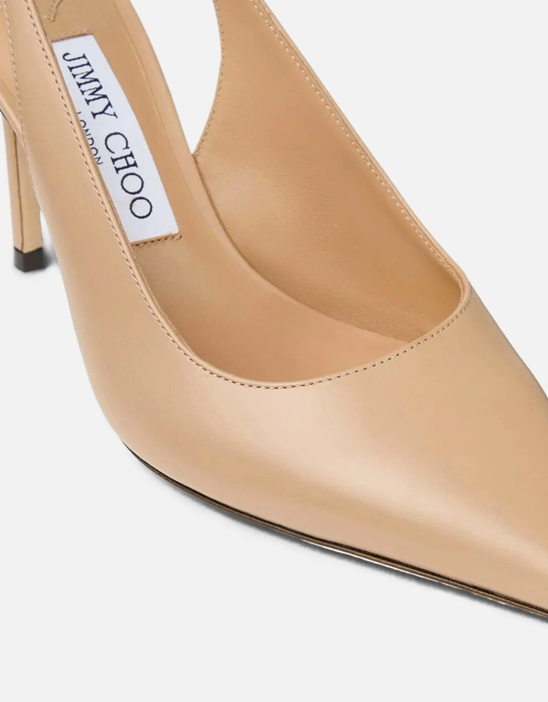 JIMMY CHOO ベージュ スリングバックパンプス JIMMY CHOO Love Sling Back 85 カーフレザー パンプス (すべての新品