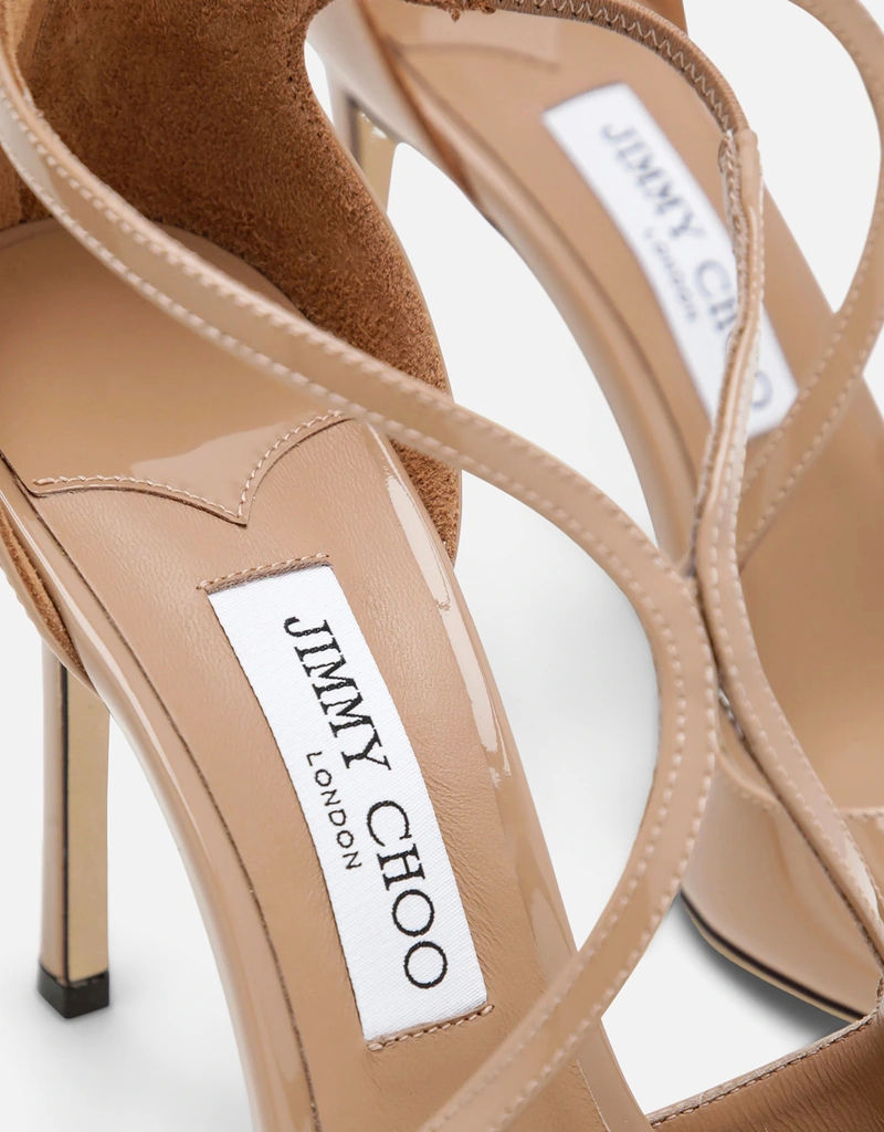 JIMMY CHOO Azia 95 Patent Leather サンダル (すべての新品) IFCHIC.COM